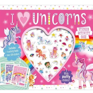 I Love Unicorns Sticker Activity Case  by Make Believe Ideas