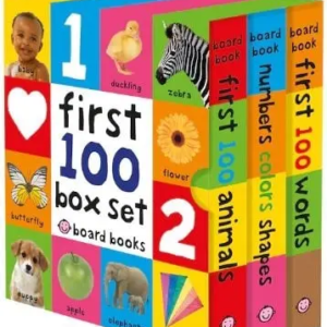 First 100 Boxed Set (First 100 Words/Number, Colors, Shapes/First 100 Animals) by Priddy, Roger Boxed Set - Board Books