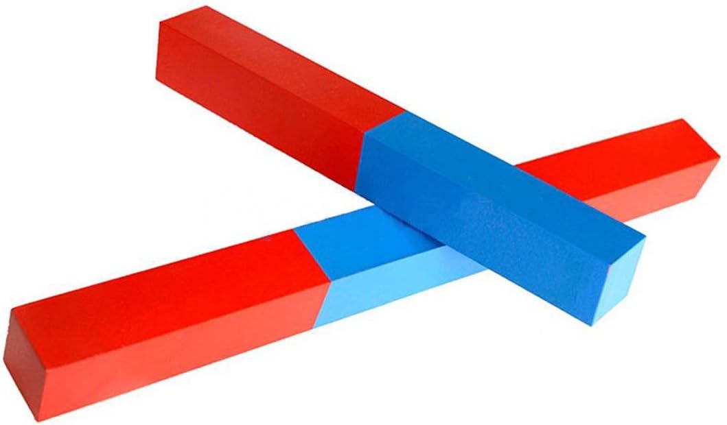 Math Montessori Red Blue Number Rods Count from 1 to 10 - Montessori ...